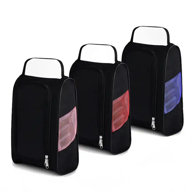 Bolsa de armazenamento de sapatos Tampa de sapato à prova d'água Tênis de tênis com zíper de grande capacidade Bolsa de tênis de golfe