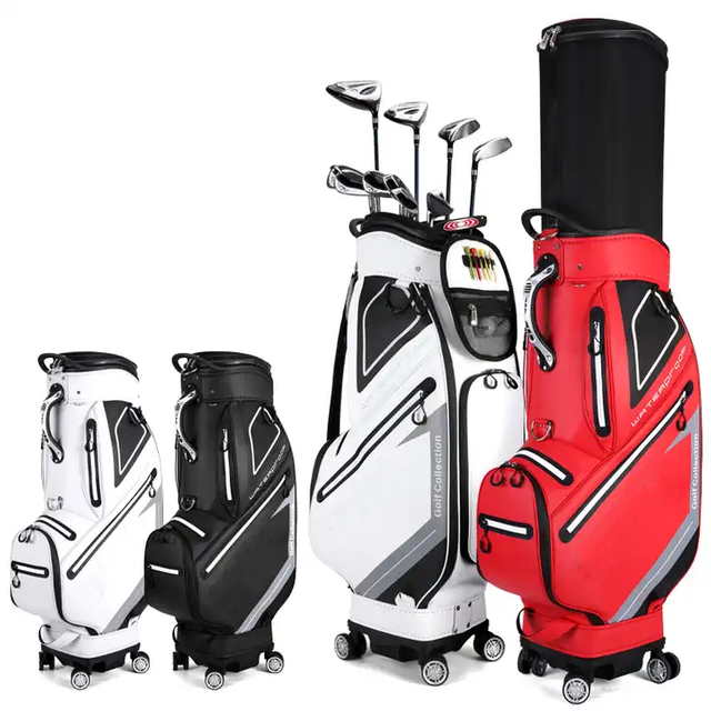 Bolsa de viagem à prova de golfe à prova d'água de 5 vias de manga retrátil