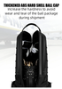 Bolsas de avião de viagem de golfe sacos de viagem de golfe personalizados com rodas com rodas