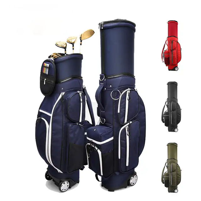 Bolsa de golfe retrátil leve, airbag multifuncional com as rodas e bolsa isotérmica
