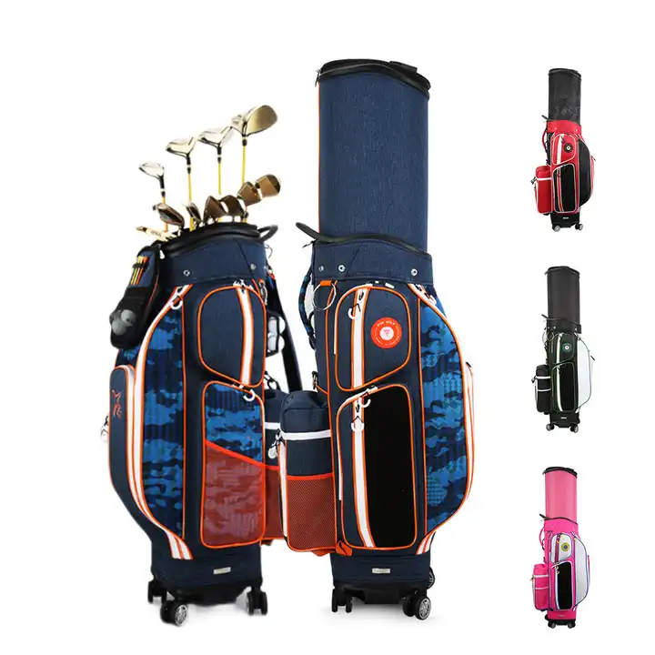  Bolsa de viagem de golfe com manga retrátil