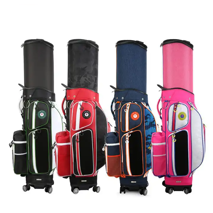  Bolsa de viagem de golfe com manga retrátil