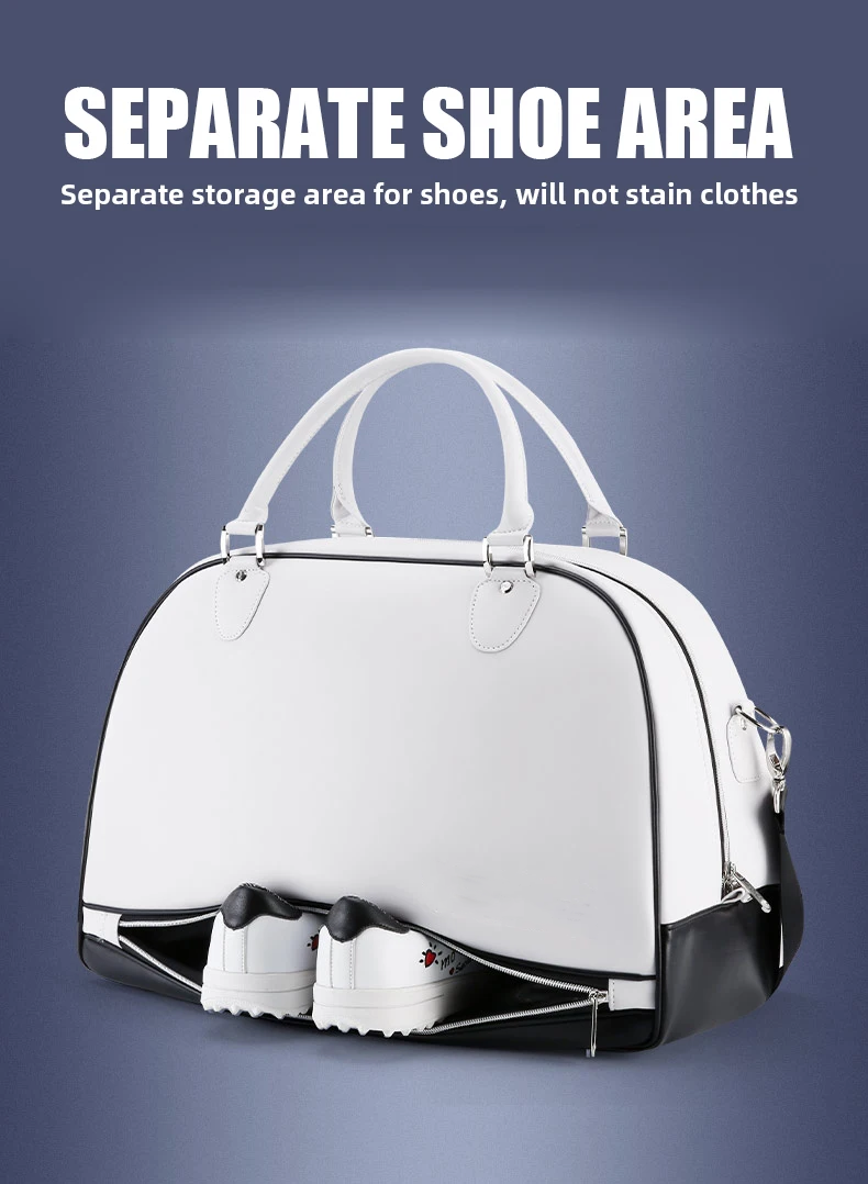 Bolsa de sapatos de golfe da moda Mulheres bolsas de golfe de golfe Boston