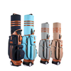 Novo design Bolsa de golfe com zíper respirável de tecido respirável