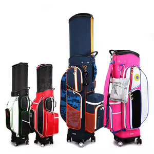  Bolsa de viagem de golfe com manga retrátil