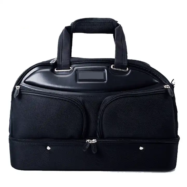 Bolsa de transporte esportiva com bolsa de sapatos separadamente