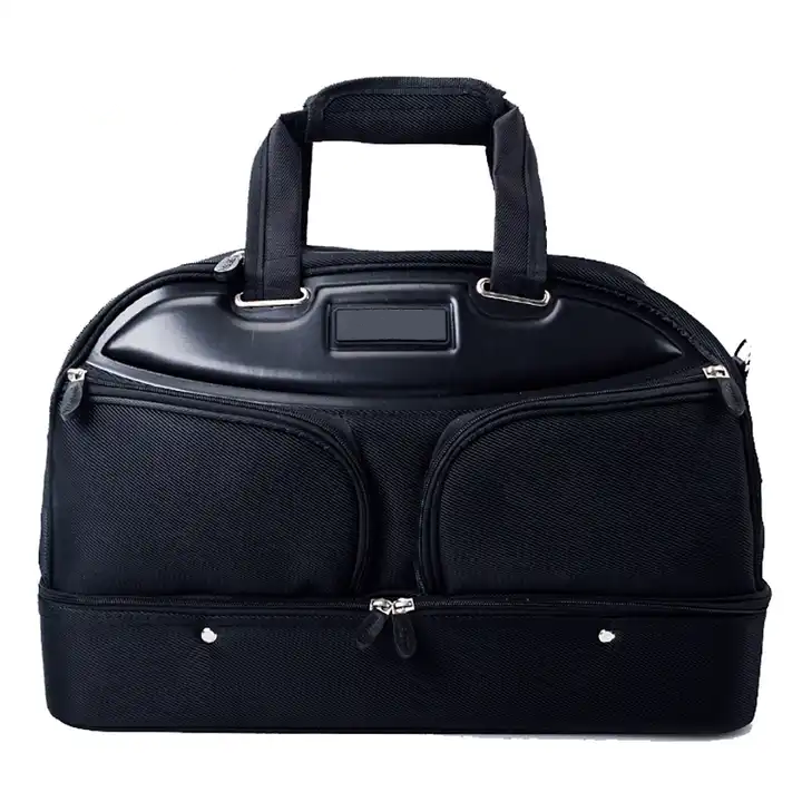 Bolsa de transporte esportiva com bolsa de sapatos separadamente