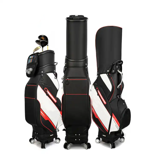  Bolsa de golfe personalizada de couro bolsa de golfe