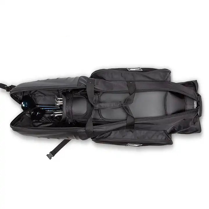 Bolsa de casca de casca dura ao ar livre acolchoado portátil Golfe Capa Bolsa de viagem de golfe com rodas